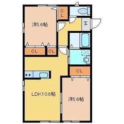 西牟田駅 徒歩37分 1階の物件間取画像